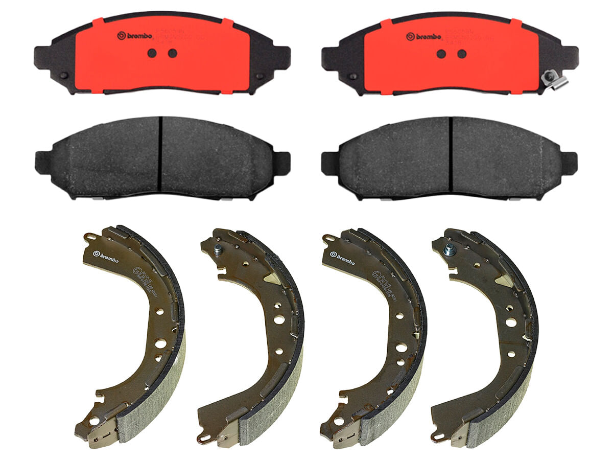 Kit De Balatas Cerámicas Y Zapatas
