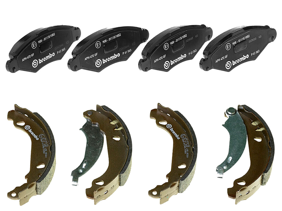 Kit De Balatas Bajos Metales Y Zapatas