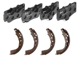 Kit De Balatas Bajos Metales Y Zapatas