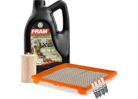 Kit De Afinación Con Aceite 5W30 Sintético, Bujías Iridio Y 2 Filtros (7 Piezas)
