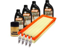 Kit De Afinación Con Aceite 10W30 Sintético, Bujías Platino Y 2 Filtros (10 Piezas)