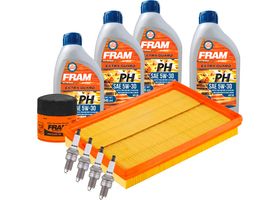 Kit De Afinación Con Aceite 5W30 Mineral, Bujías Cobre Y 2 Filtros (10 Piezas)