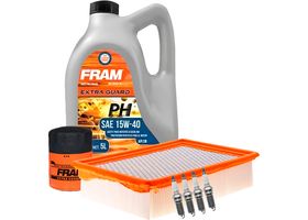 Kit De Afinación Con Aceite 15W40 Mineral, Bujías Iridio Y 2 Filtros (7 Piezas)