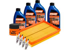 Kit De Afinación Con Aceite 20W50 Mineral, Bujías Cobre Y 2 Filtros (10 Piezas)