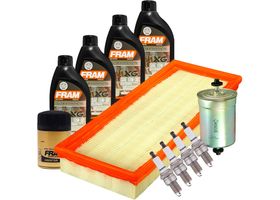 Kit De Afinación Con Aceite 10W30 Sintético, Bujías Platino Y 3 Filtros (11 Piezas)