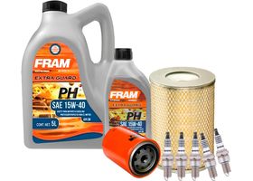 Kit De Afinación Con Aceite 15W40 Mineral, Bujías Iridio Y 2 Filtros (9 Piezas)