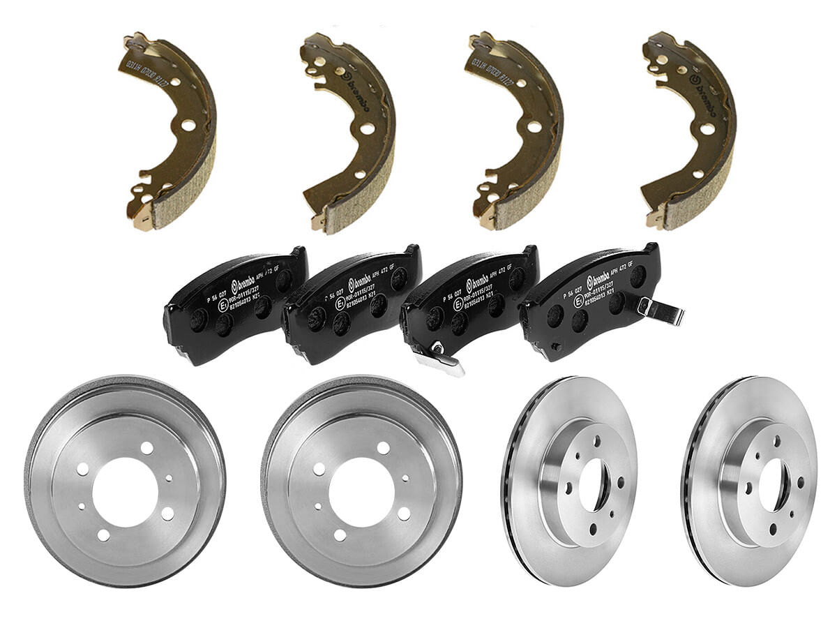 Kit De Discos, Balatas Bajos Metales, Tambores Y Zapatas