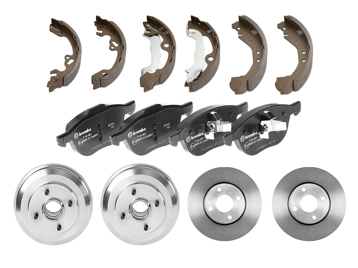Kit De Discos, Balatas Bajos Metales, Tambores Y Zapatas