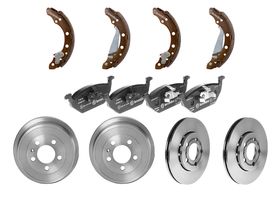 Kit De Discos, Balatas Bajos Metales, Tambores Y Zapatas