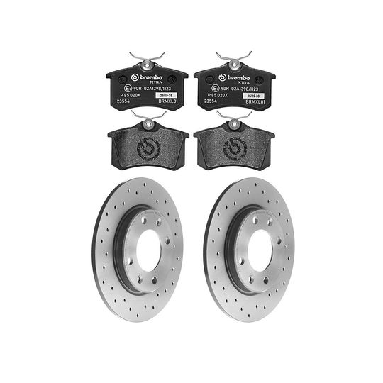 brembo-kit-de-balatas-sportxtra-y-2-discos-hiperventilados-traseros-peugeot-207-2010-2014-207-0