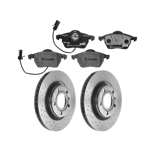 brembo-kit-de-balatas-sportxtra-y-2-discos-hiperventilados-delanteros-volkswagen-passat-1998-passat-v6-2-8l-0