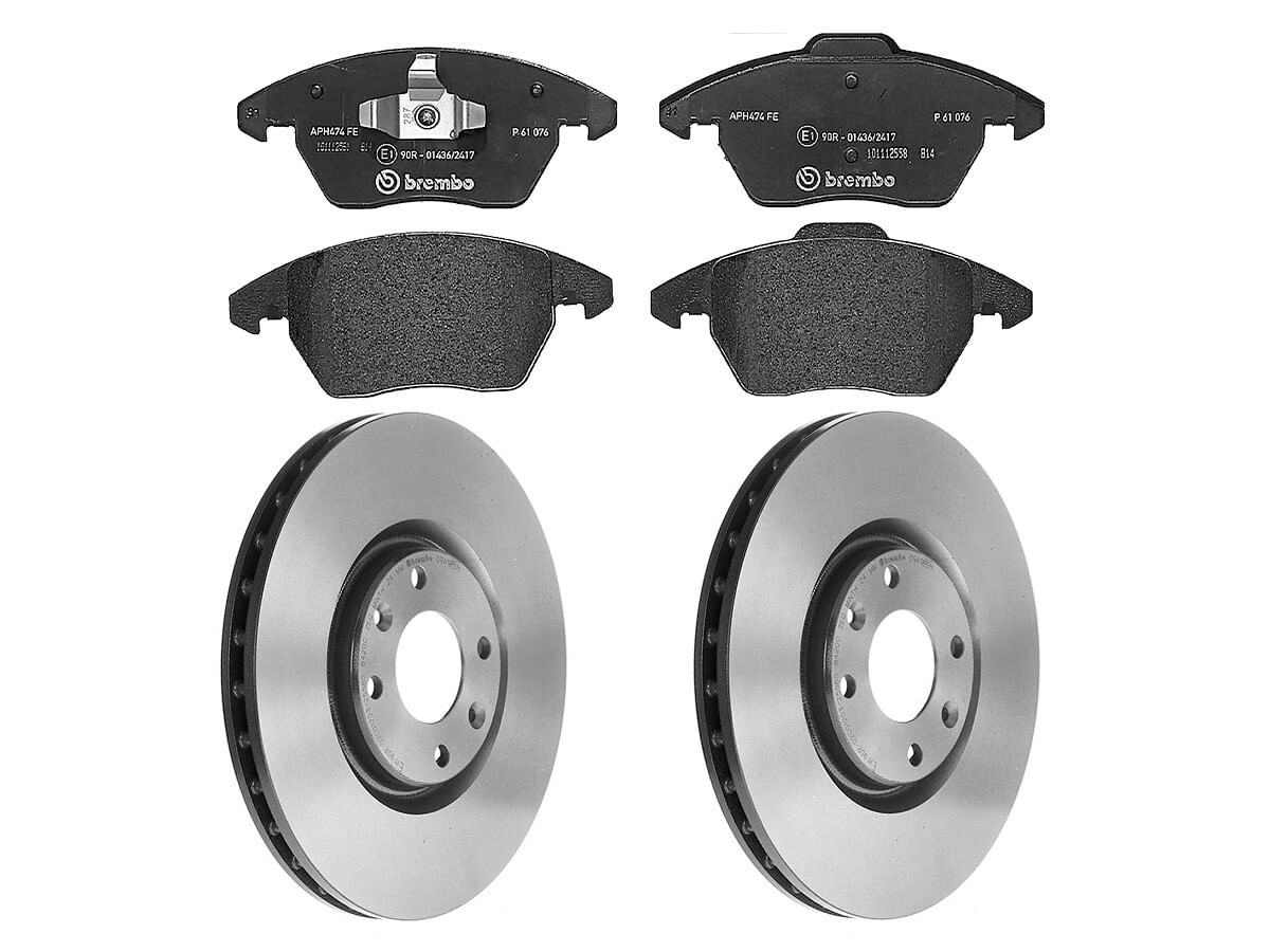 Kit De Balatas Bajos Metales Y 2 Discos Ventilados Delanteros