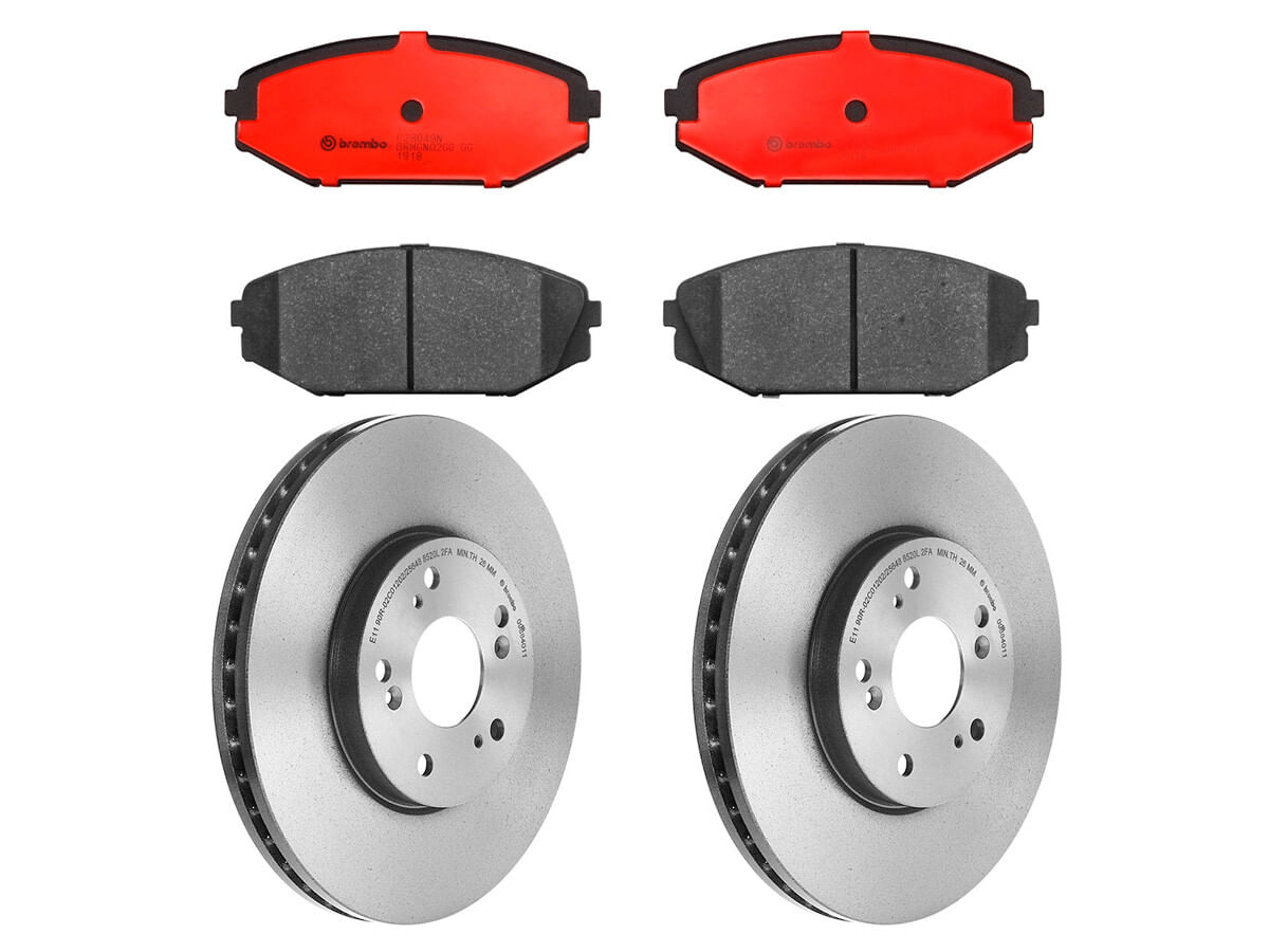 Kit De Balatas Cerámicas Y 2 Discos Ventilados Delanteros