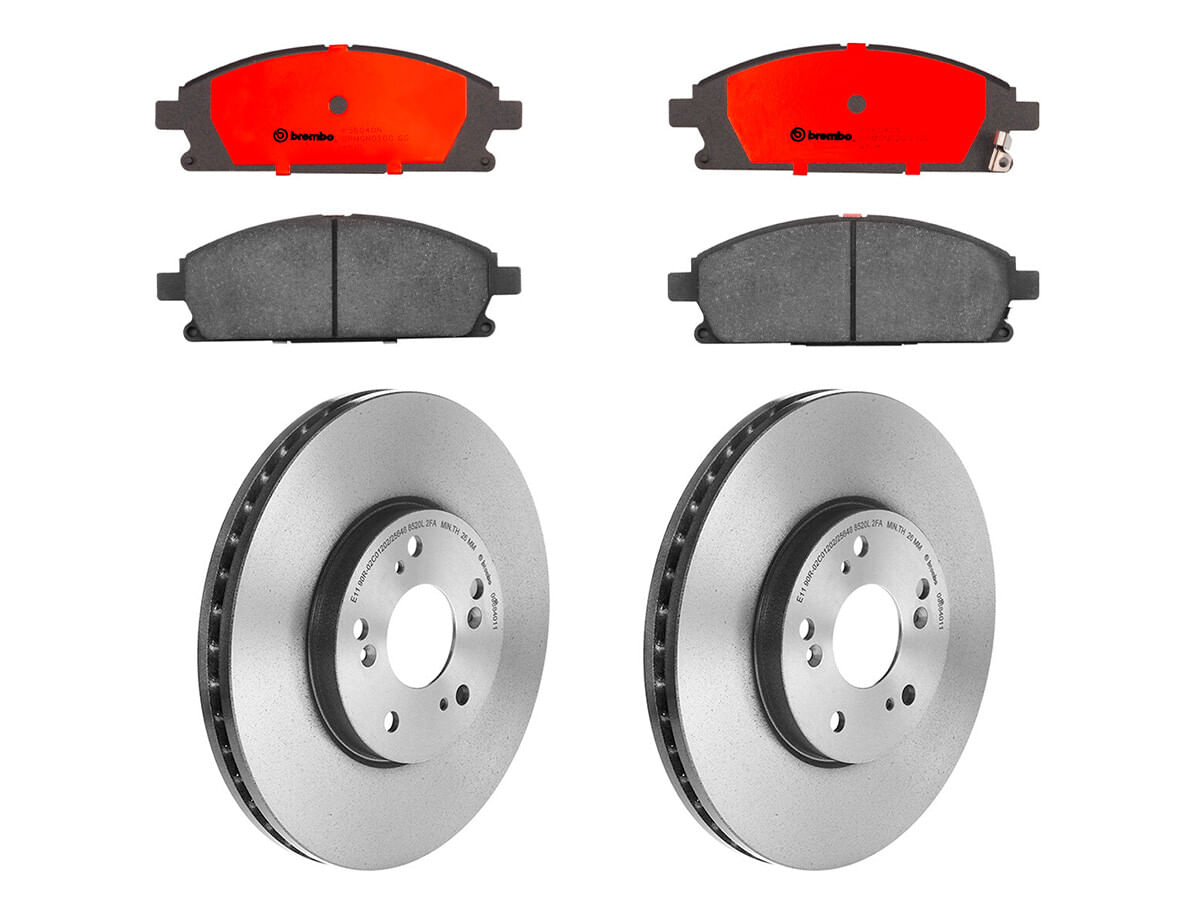 Kit De Balatas Cerámicas Y 2 Discos Ventilados Delanteros