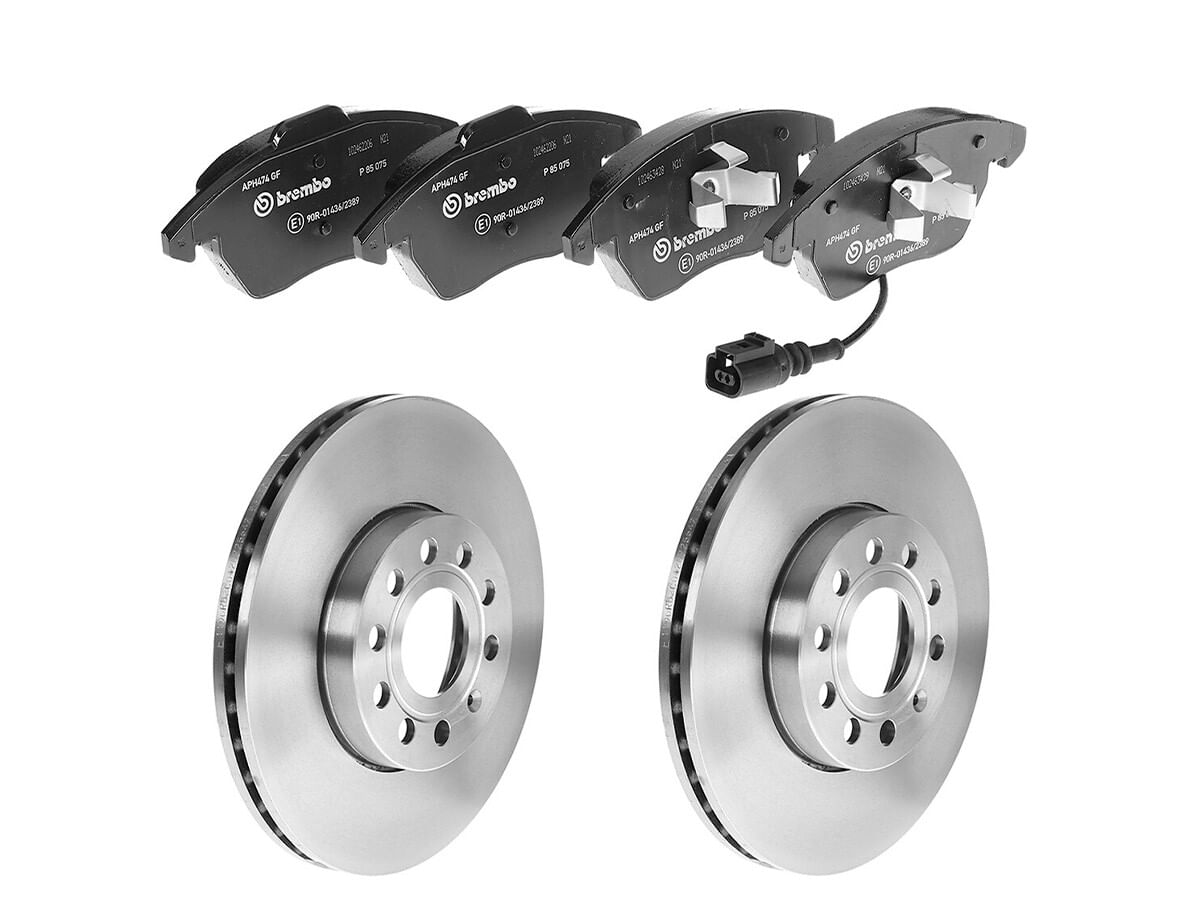 Kit De Balatas Bajos Metales Y 2 Discos Ventilados Delanteros