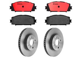 Kit De Balatas Cerámicas Y 2 Discos Ventilados Delanteros