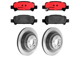 Kit De Balatas Cerámicas Y 2 Discos Ventilados Traseros