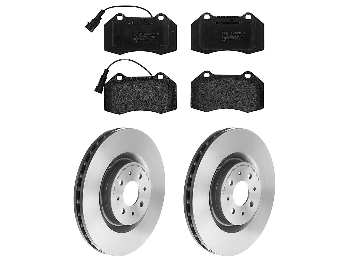 Kit De Balatas Bajos Metales Y 2 Discos Ventilados Delanteros