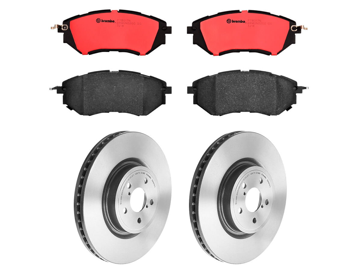 Kit De Balatas Cerámicas Y 2 Discos Ventilados Delanteros