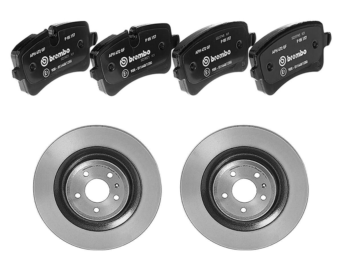 Kit De Balatas Bajos Metales Y 2 Discos Ventilados Traseros
