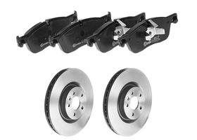 Kit De Balatas Bajos Metales Y 2 Discos Ventilados Delanteros