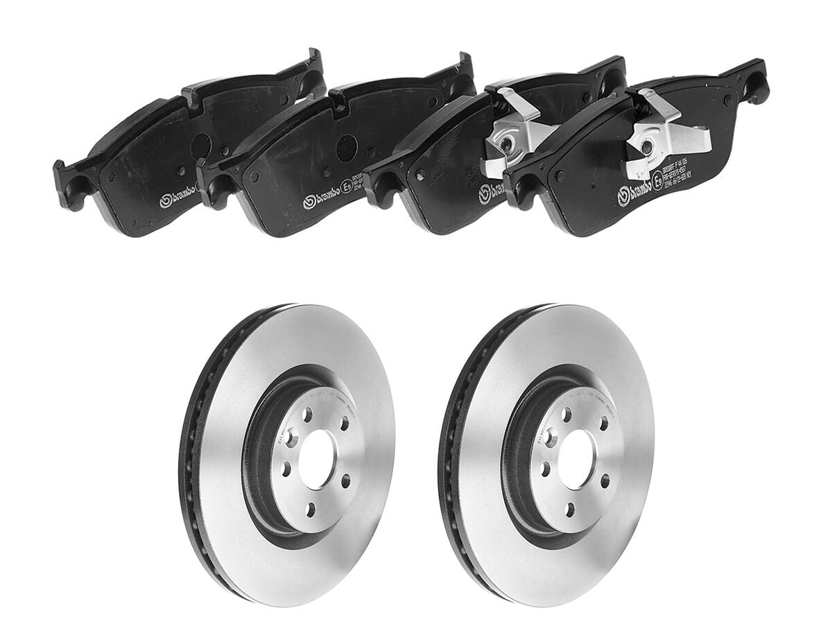 Kit De Balatas Bajos Metales Y 2 Discos Ventilados Delanteros