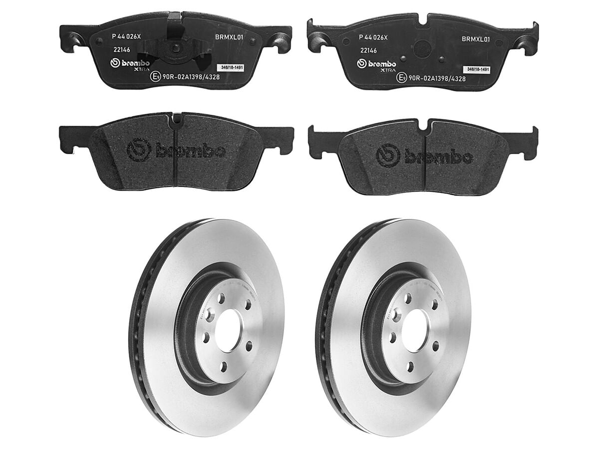 Kit De Balatas SportXtra Y 2 Discos Ventilados Delanteros