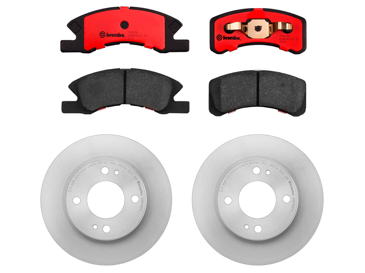 Kit De Balatas Cerámicas Y 2 Discos Ventilados Delanteros