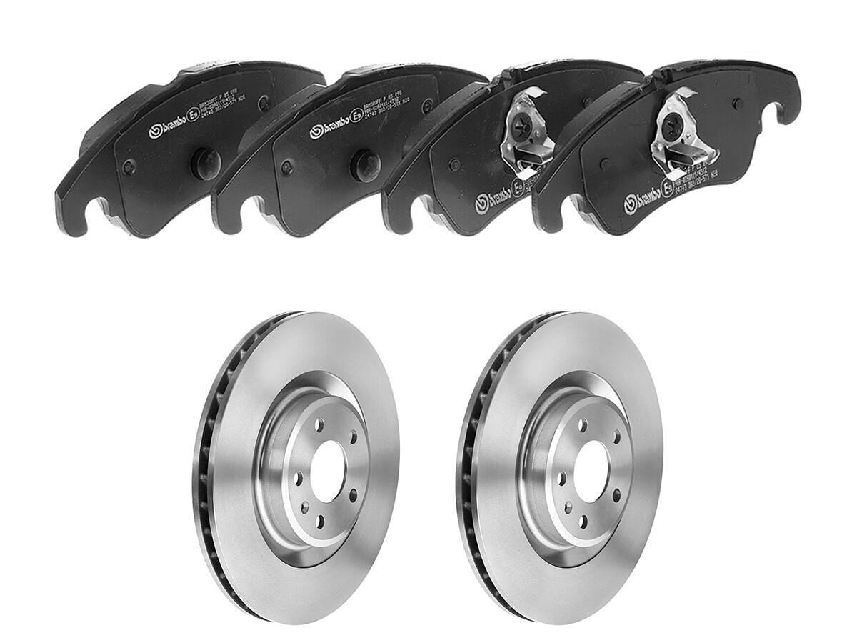 Kit De Balatas Bajos Metales Y 2 Discos Ventilados Delanteros