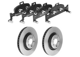 Kit De Balatas Bajos Metales Y 2 Discos Ventilados Delanteros