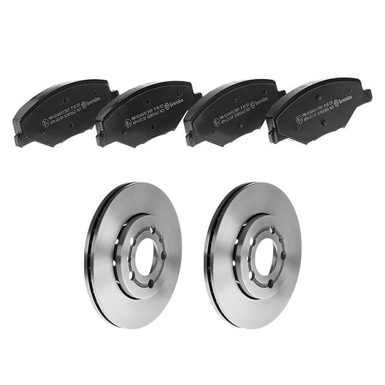 brembo-kit-de-balatas-bajos-metales-y-2-discos-ventilados-delanteros-volkswagen-polo-2015-2021-polo-l4-1-6l-0