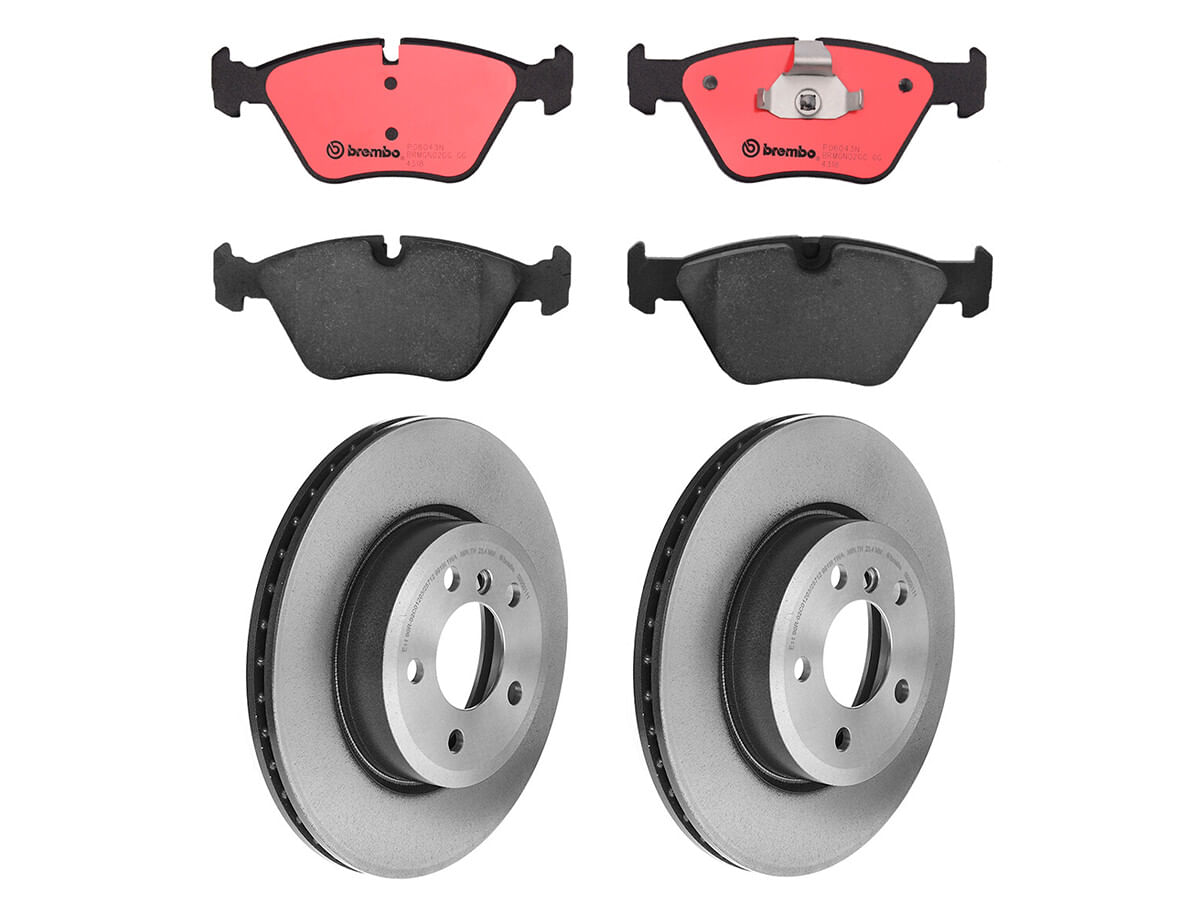 Kit De Balatas Cerámicas Y 2 Discos Ventilados Delanteros