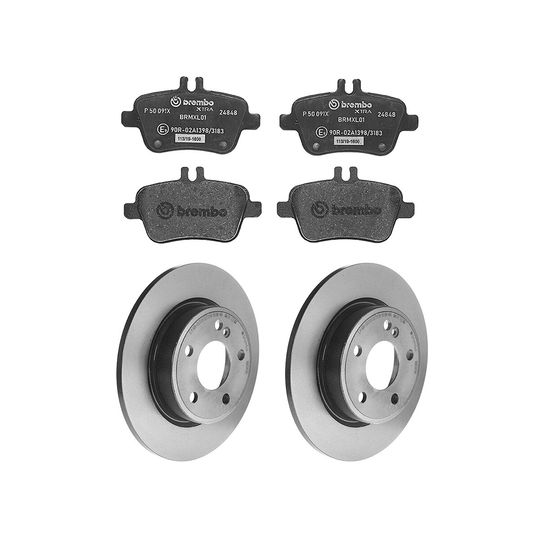 brembo-kit-de-balatas-sportxtra-y-2-discos-solidos-traseros-mercedes-benz-serie-b-2012-2015-b180-0