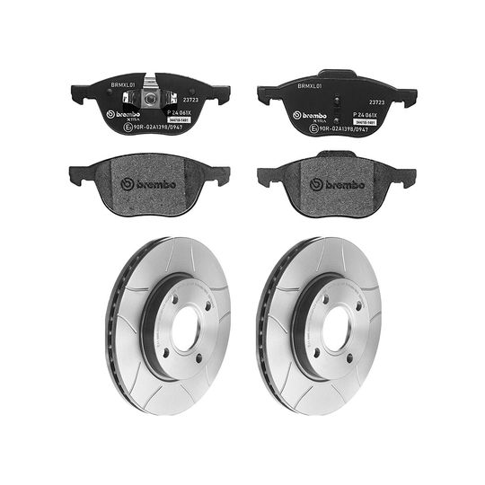 brembo-kit-de-balatas-sportxtra-y-2-discos-ranurados-delanteros-ford-focus-2004-focus-0