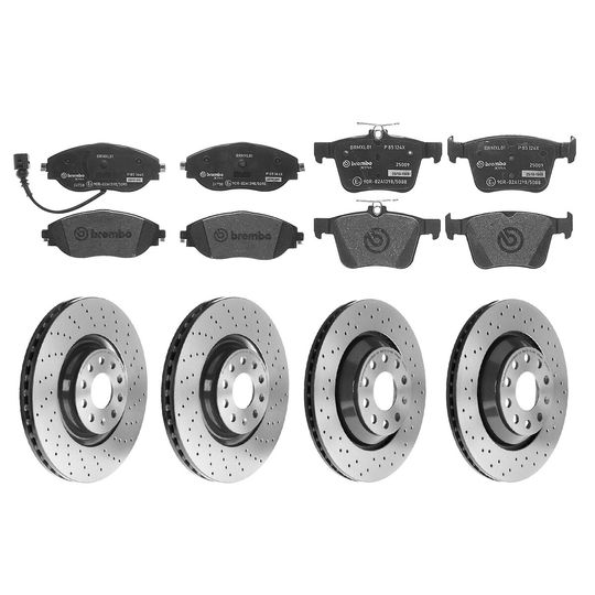 brembo-kit-de-balatas-sportxtra-y-4-discos-hiperventilados-delanteros-y-traseros-volkswagen-tiguan-2018-2022-tiguan-0