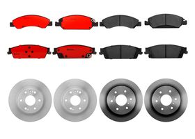 Kit De Balatas Cerámicas Y 4 Discos Ventilados Delanteros Y Traseros