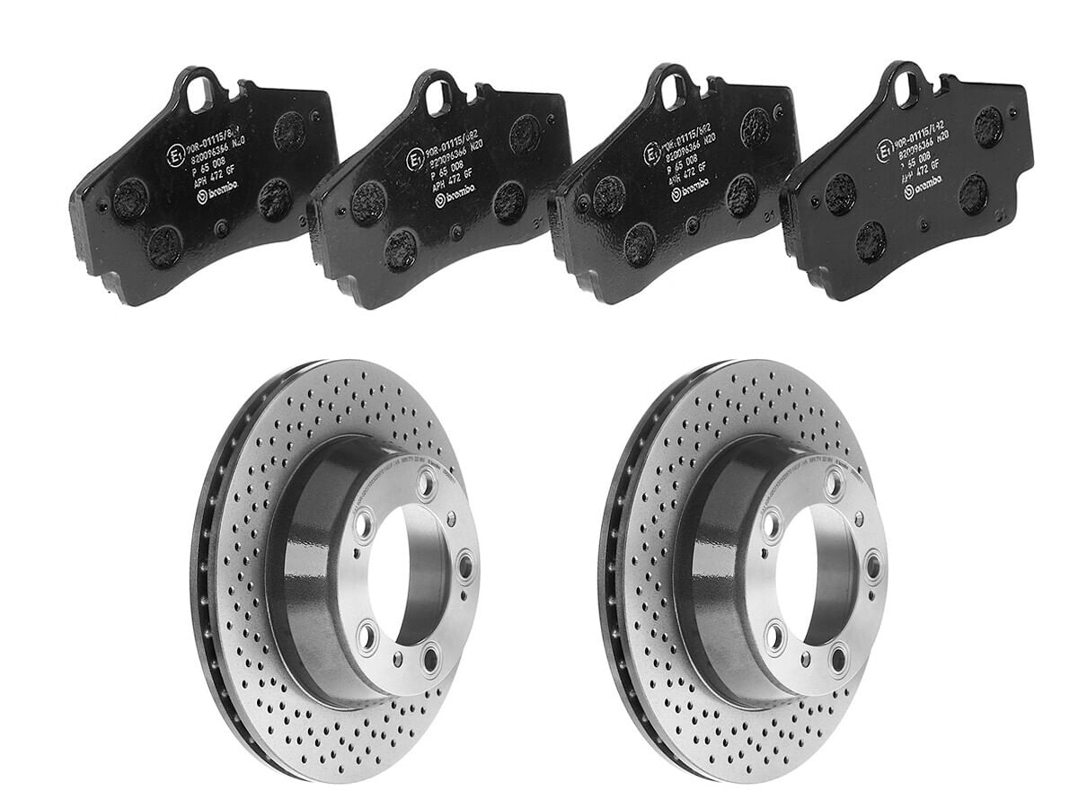Kit De Balatas Bajos Metales Y 2 Discos Ventilados Traseros