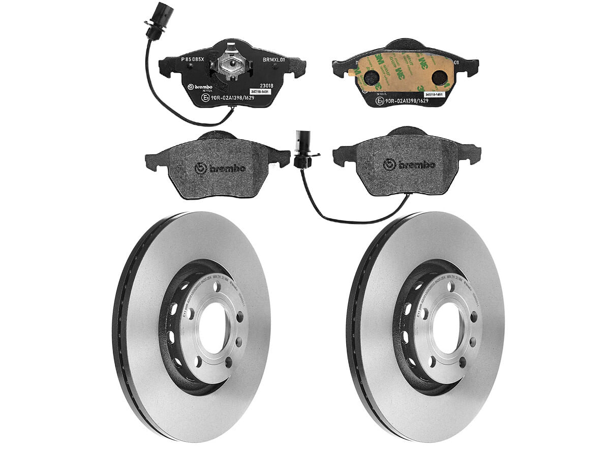 Kit De Balatas SportXtra Y 2 Discos Ventilados Delanteros