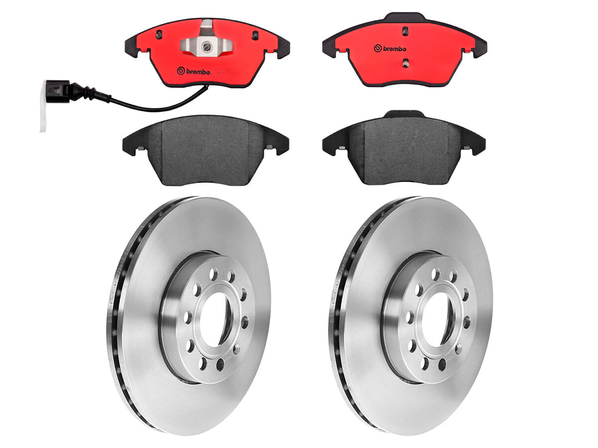 Kit De Balatas Cerámicas Y 2 Discos Ventilados Delanteros