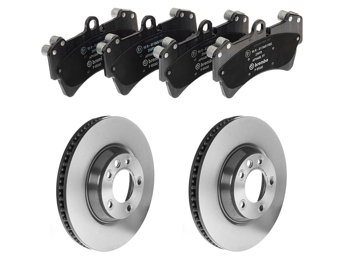 Kit De Balatas Bajos Metales Y 2 Discos Ventilados Delanteros