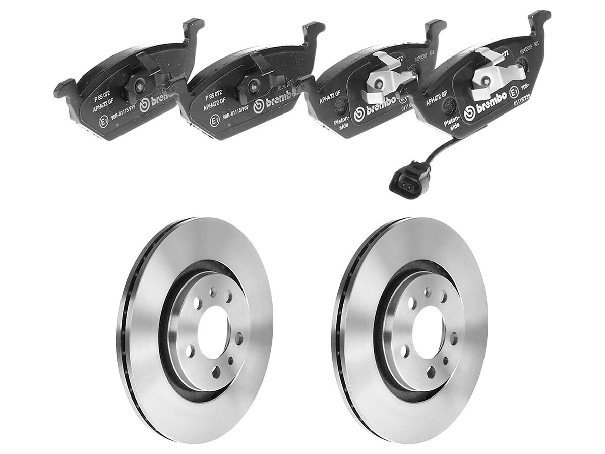 Kit De Balatas Bajos Metales Y 2 Discos Ventilados Delanteros
