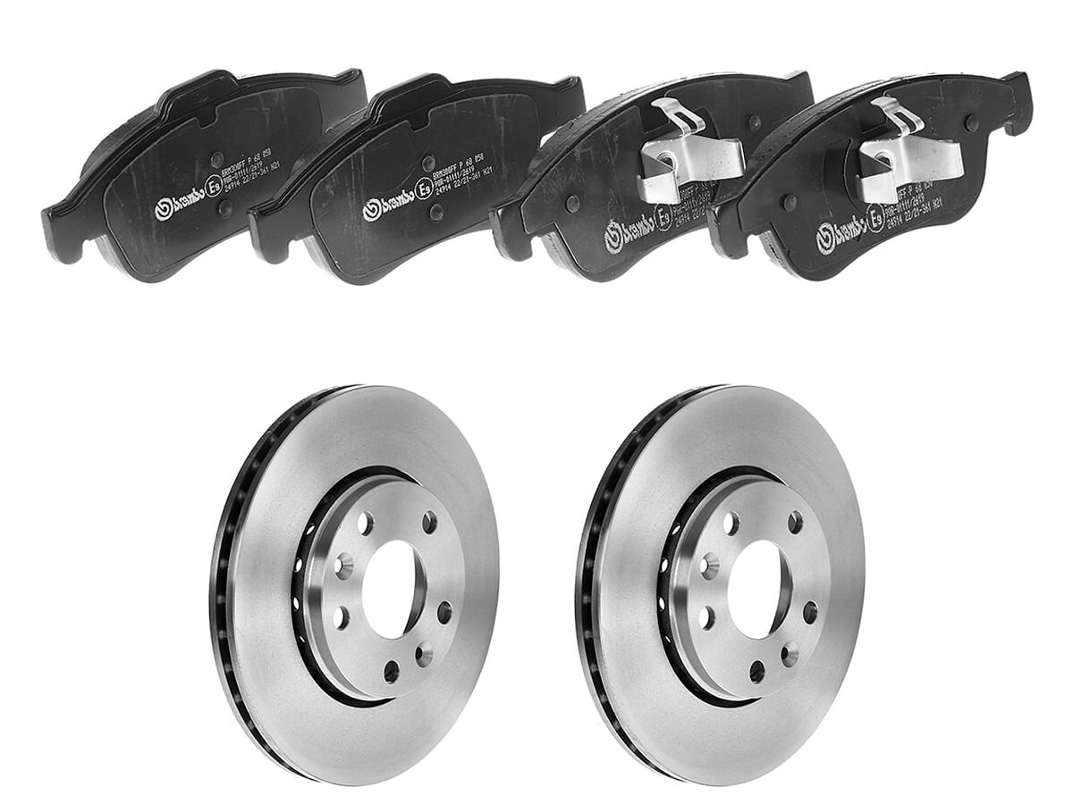 Kit De Balatas Bajos Metales Y 2 Discos Ventilados Delanteros