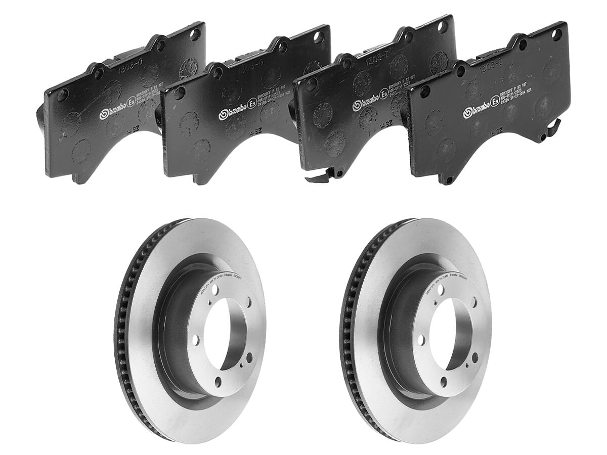 Kit De Balatas Bajos Metales Y 2 Discos Ventilados Delanteros