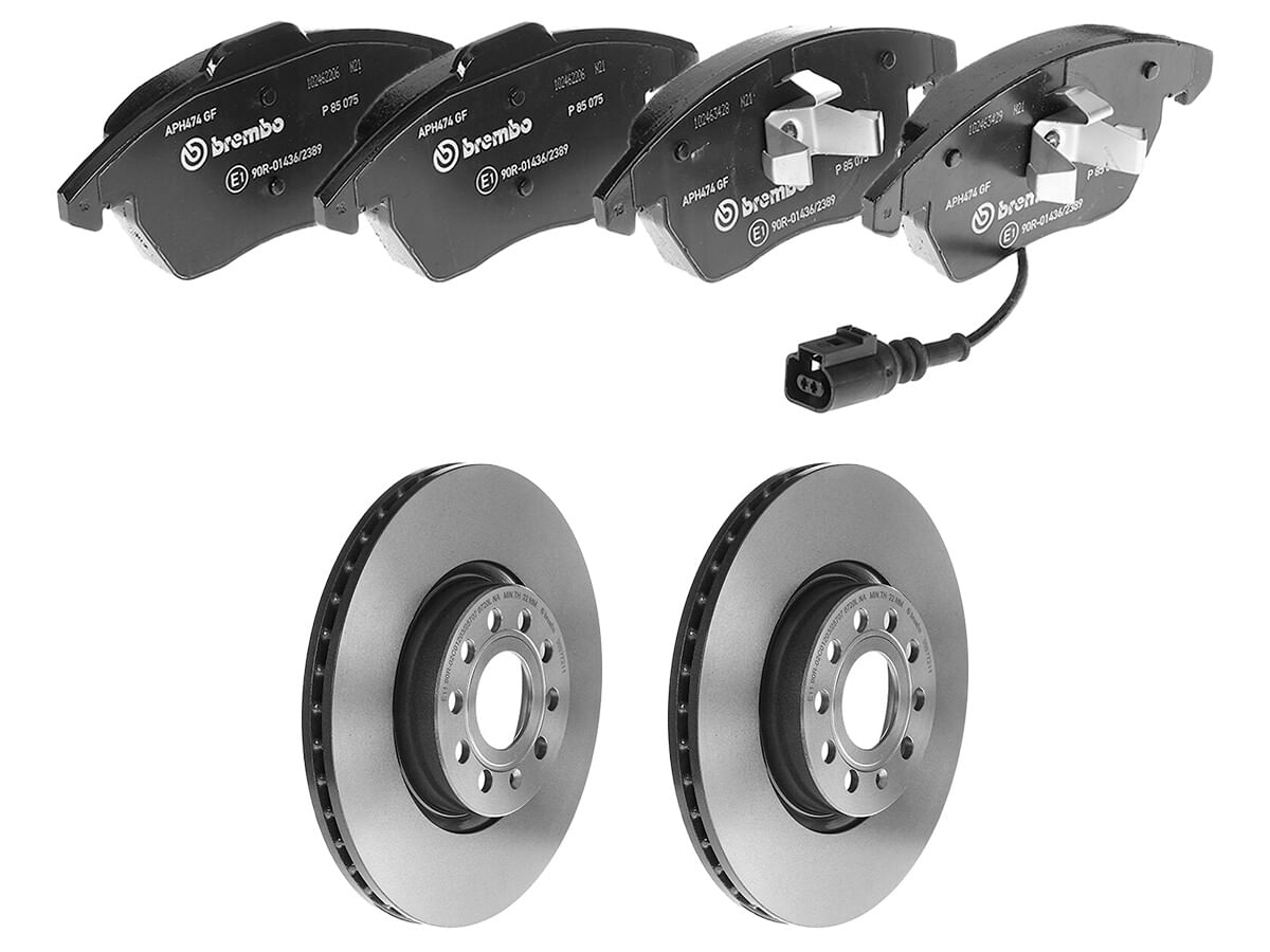 Kit De Balatas Bajos Metales Y 2 Discos Ventilados Delanteros
