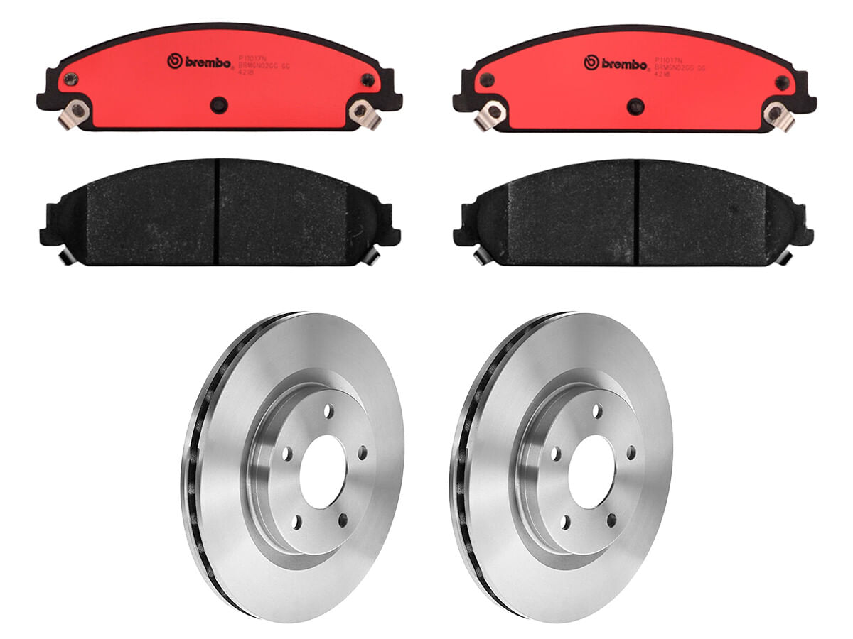 Kit De Balatas Cerámicas Y 2 Discos Ventilados Delanteros