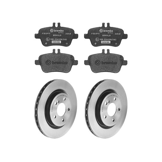 brembo-kit-de-balatas-sportxtra-y-2-discos-ventilados-traseros-mercedes-benz-serie-cla-2014-cla250-0
