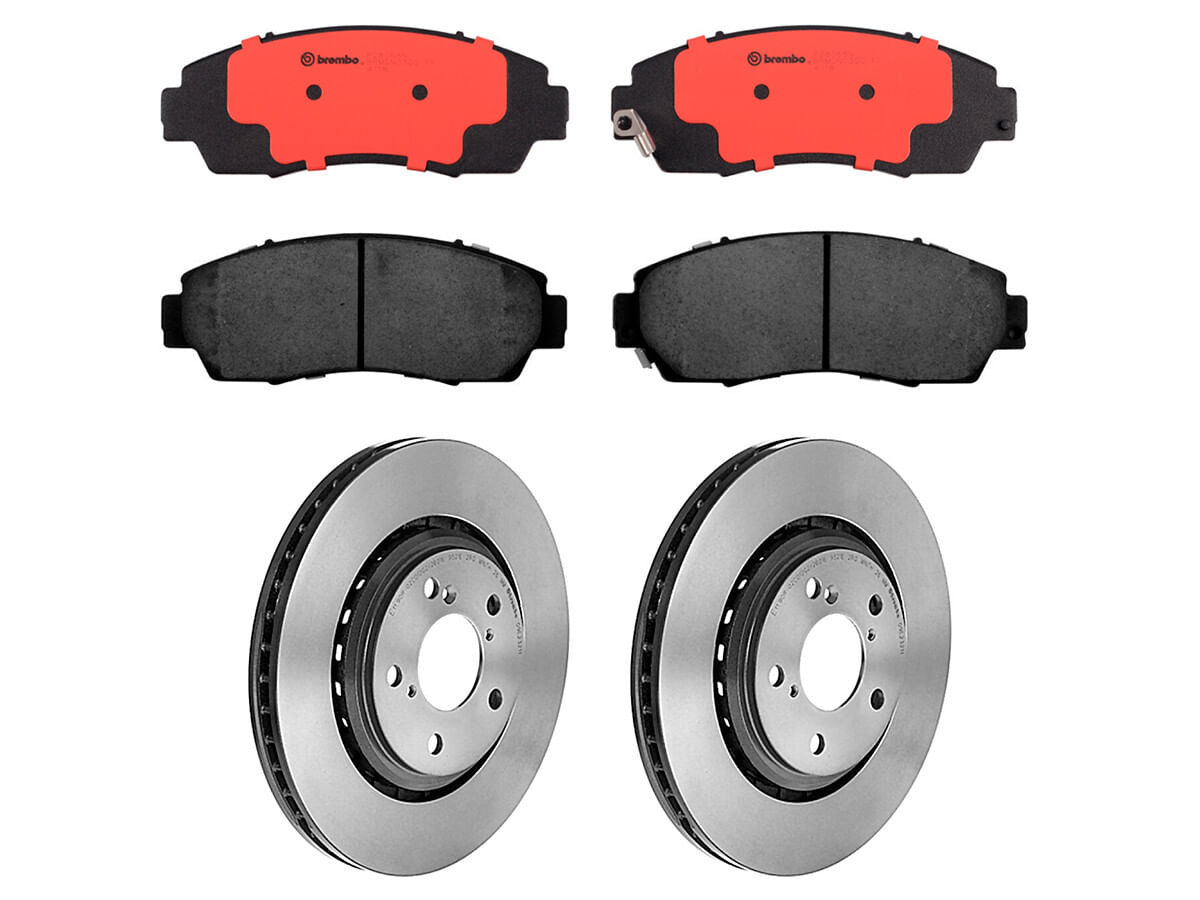 Kit De Balatas Cerámicas Y 2 Discos Ventilados Delanteros