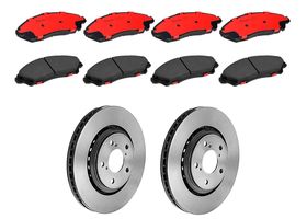 Kit De Balatas Cerámicas Y 2 Discos Ventilados Delanteros