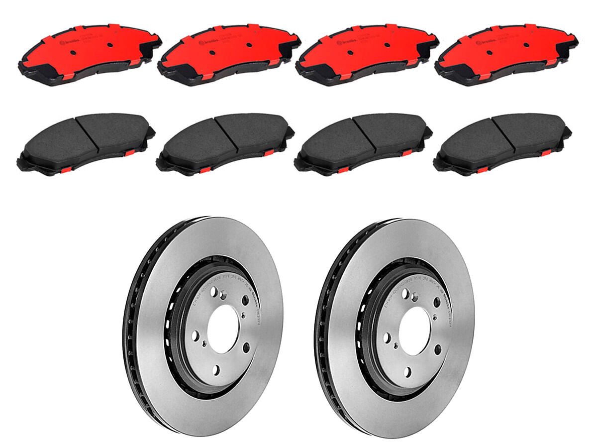 Kit De Balatas Cerámicas Y 2 Discos Ventilados Delanteros