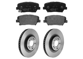 Kit De Balatas Bajos Metales Y 2 Discos Ventilados Delanteros
